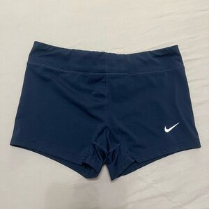 Nike Blue and White Athletic Shorts